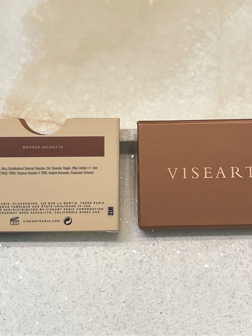 VISEART ~ ‘BRONZE NOISETTE’ Professional Bronzer with Box ~ Full Size 7.5 g